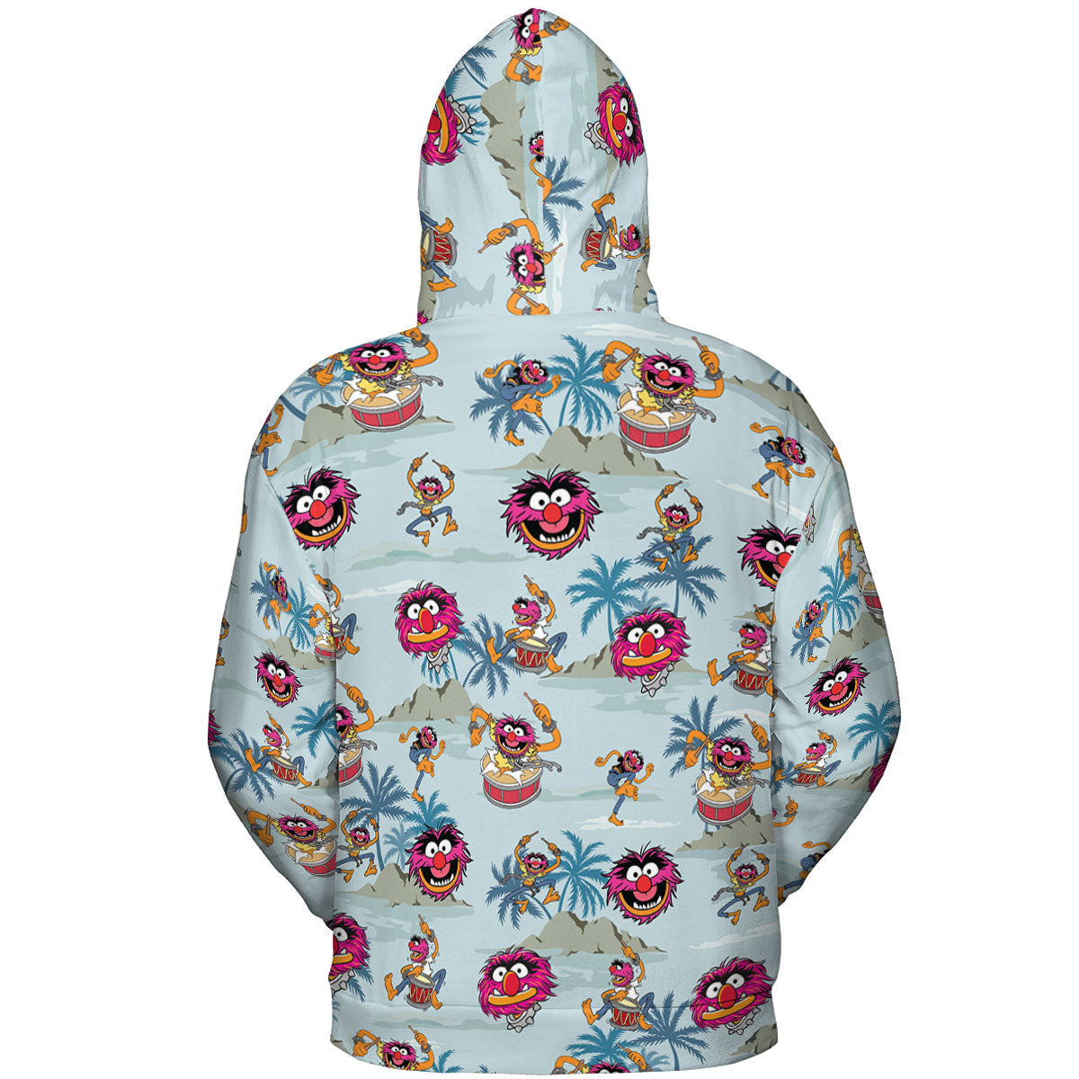 Animal The Muppet Show Drum Tropical All-over Print Hoodie