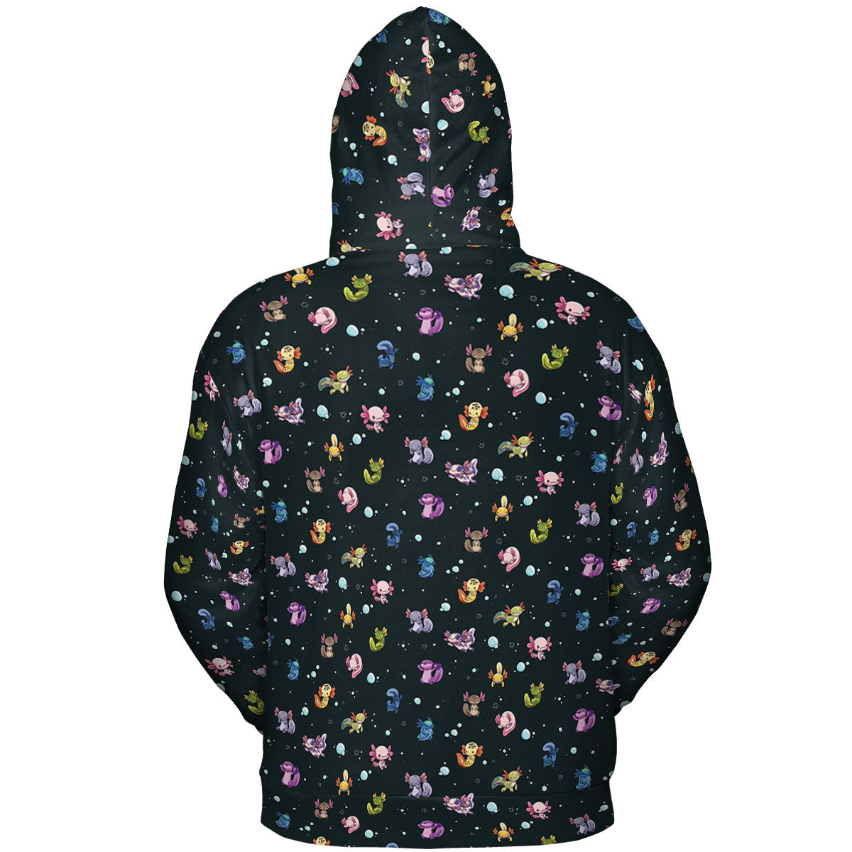 Axolotls Of The World Pattern All-over Print Hoodie