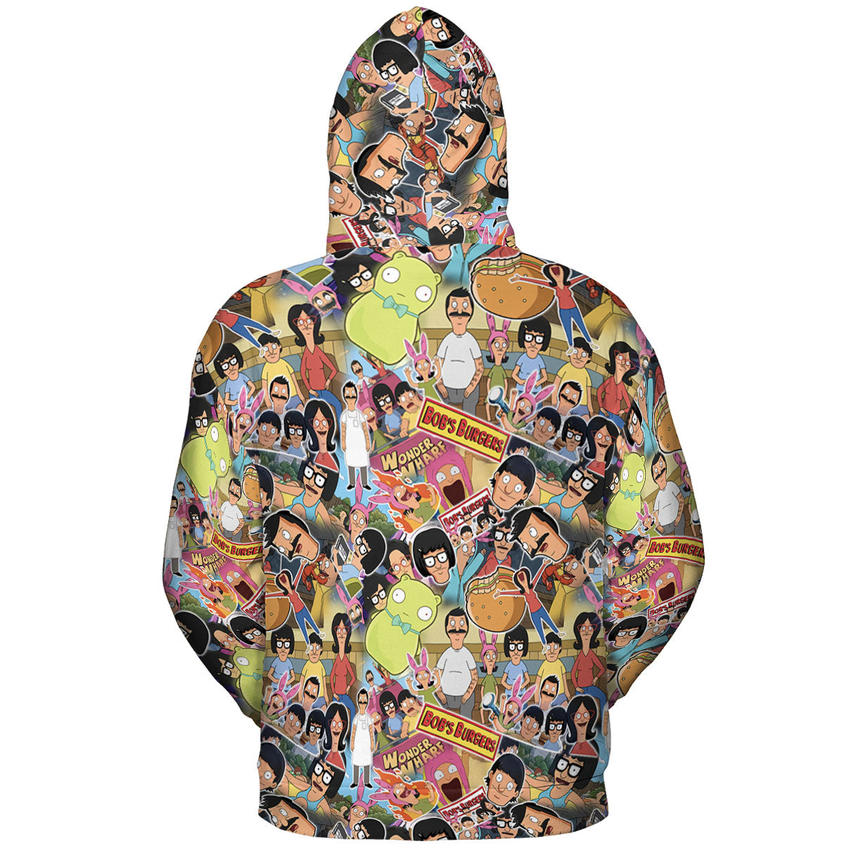 Bob's Burger Wonder Wharf All-over Print Hoodie