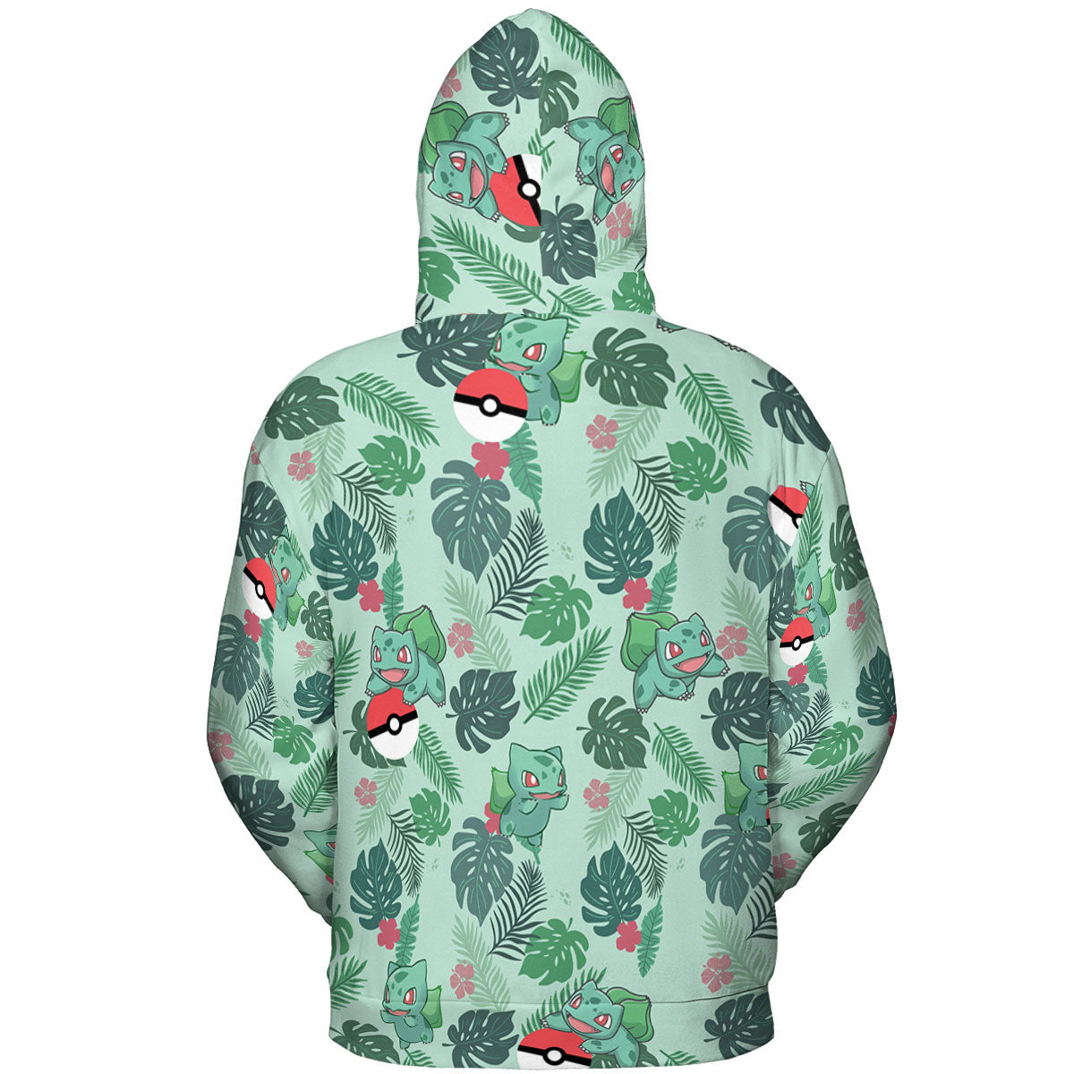 Bulbasaur Pokemon Pattern All-over Print Hoodie