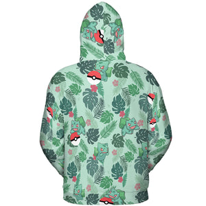 Bulbasaur Pokemon Pattern All-over Print Hoodie