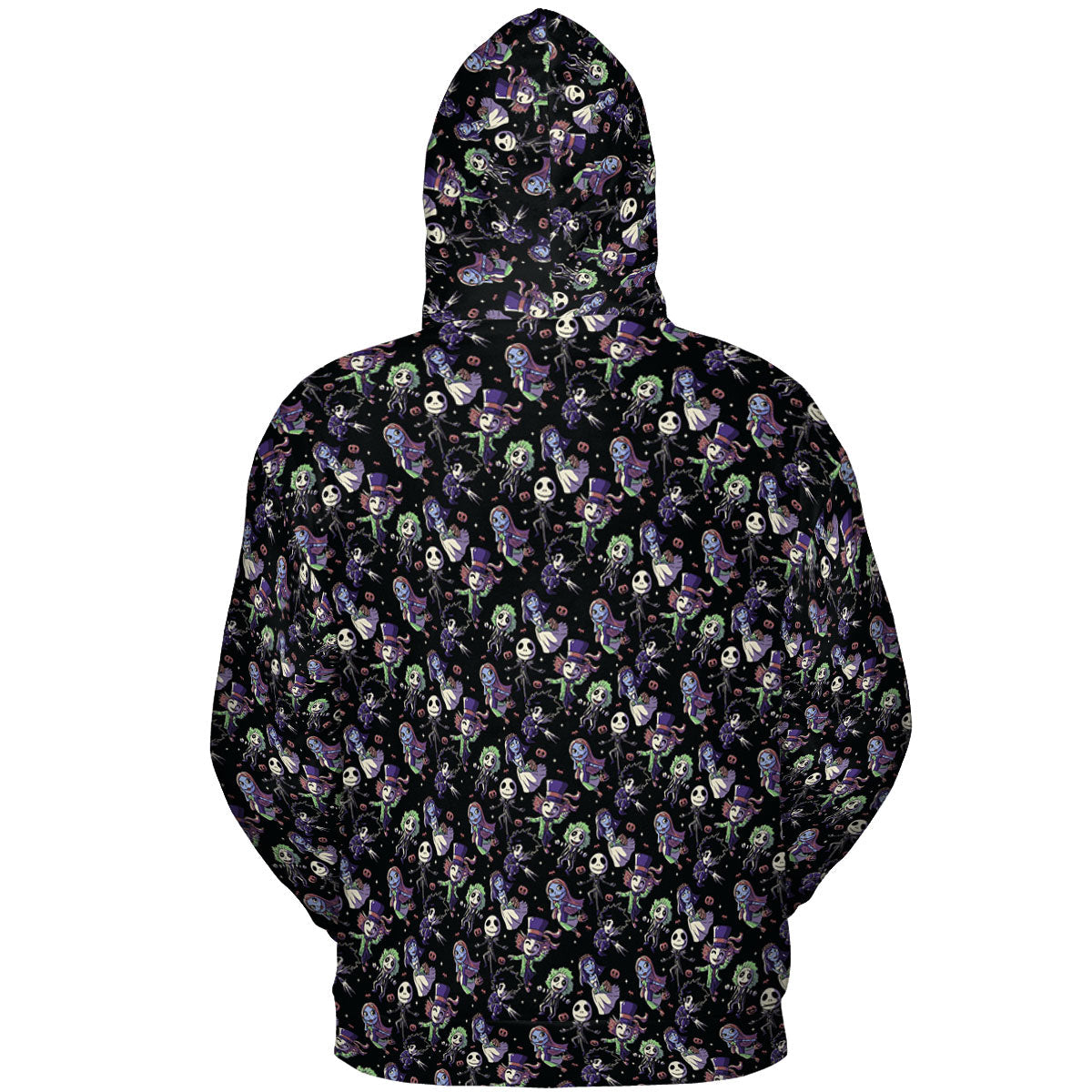 Buttons Characters Pattern All-over Print Hoodie