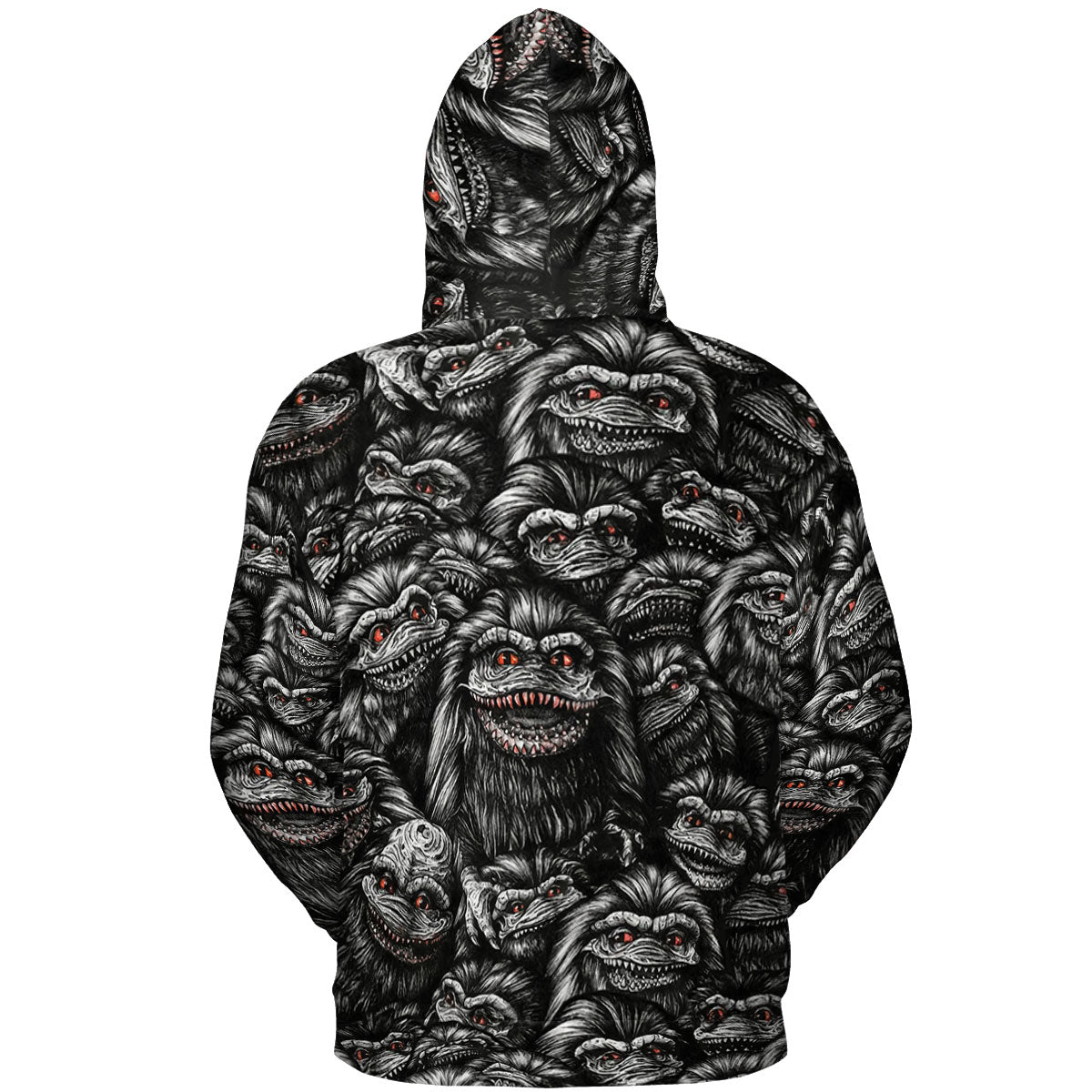 Critters Pattern Halloween All-over Print Hoodie