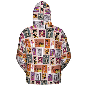 Dr. Mrs. The Monarch The Venture Bros. Magazine Poses All-over Print Hoodie