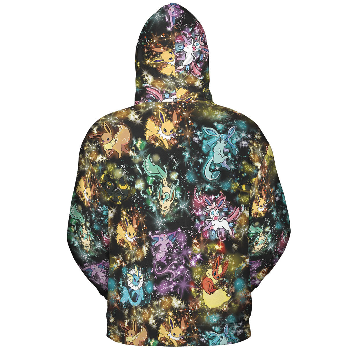 Eevee Evolution in the Galaxy All-over Print Hoodie