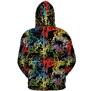 Eevee Pokemon Black All-over Print Hoodie