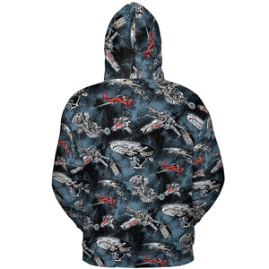 Ultimate Space Fleet All-over Print Hoodie