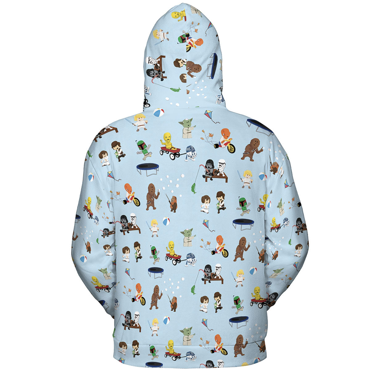 Go Fishing with Star Wars Characters All-over Print Hoodie