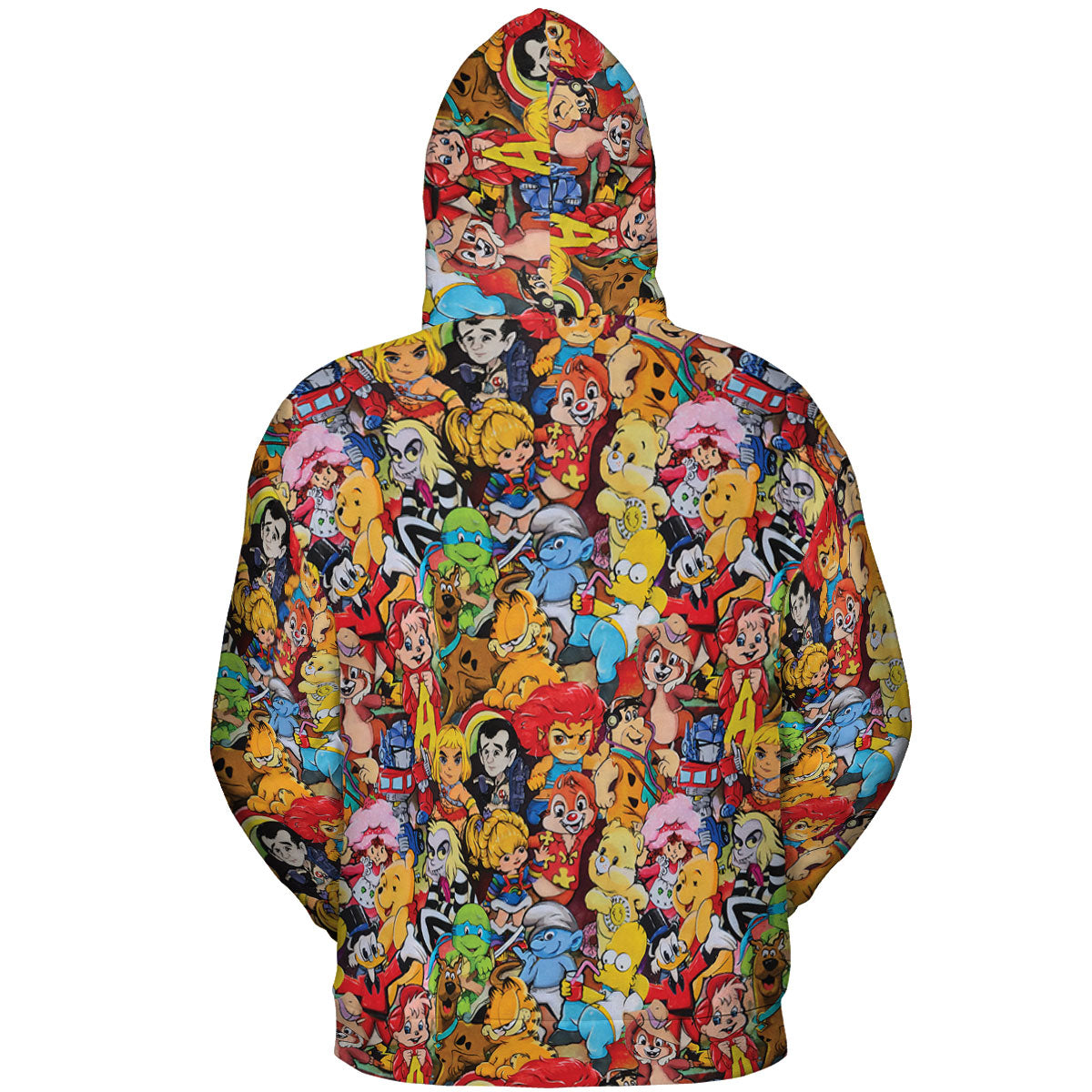 Old Cartoon Characters All-over Print Hoodie