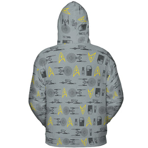 S.T Shipyard Star Trek All-over Print Hoodie
