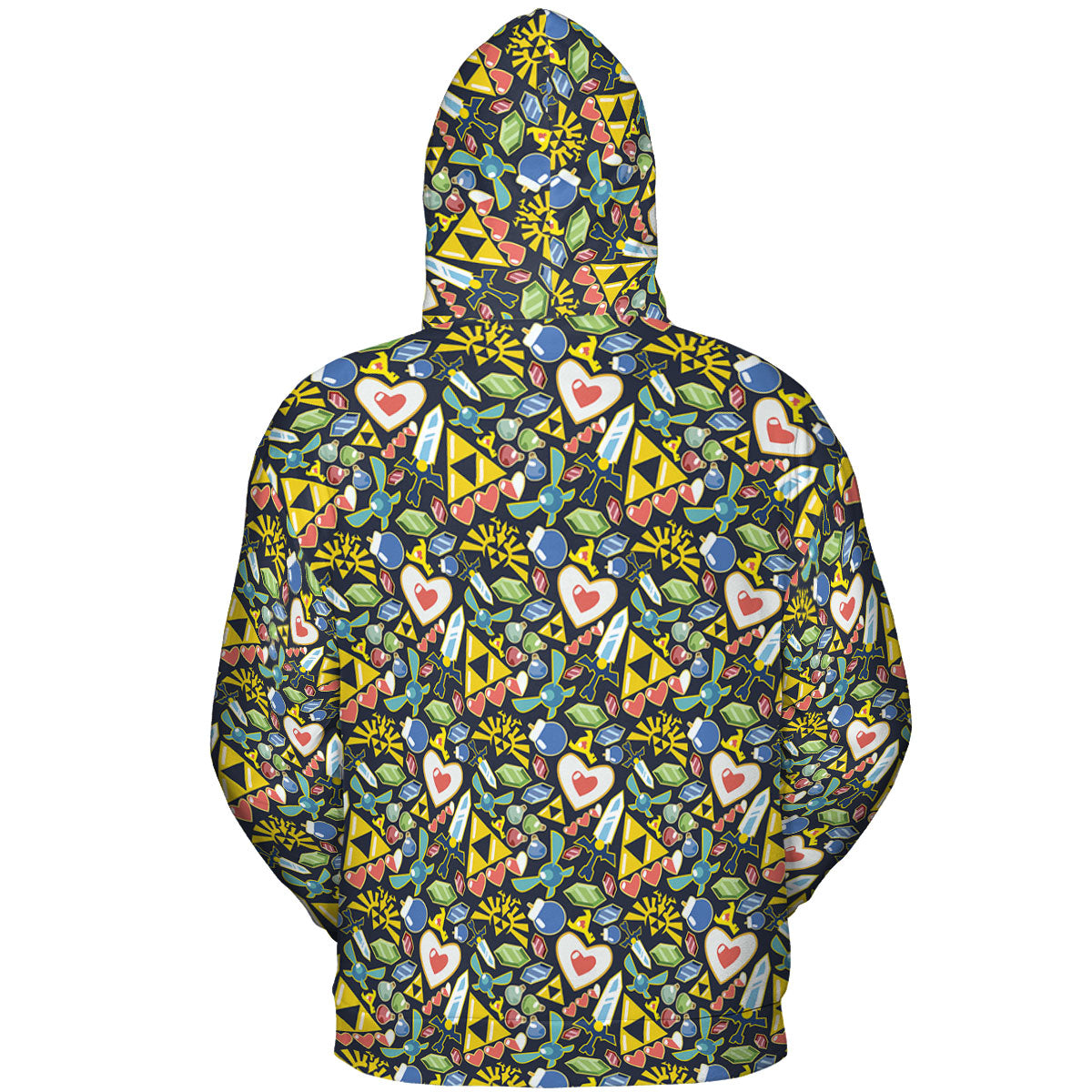 Zelda Theme Items All-over Print Hoodie