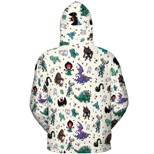 Cryptids of the Americas Cryptozoology Cryptids Monster All-over Print Hoodie
