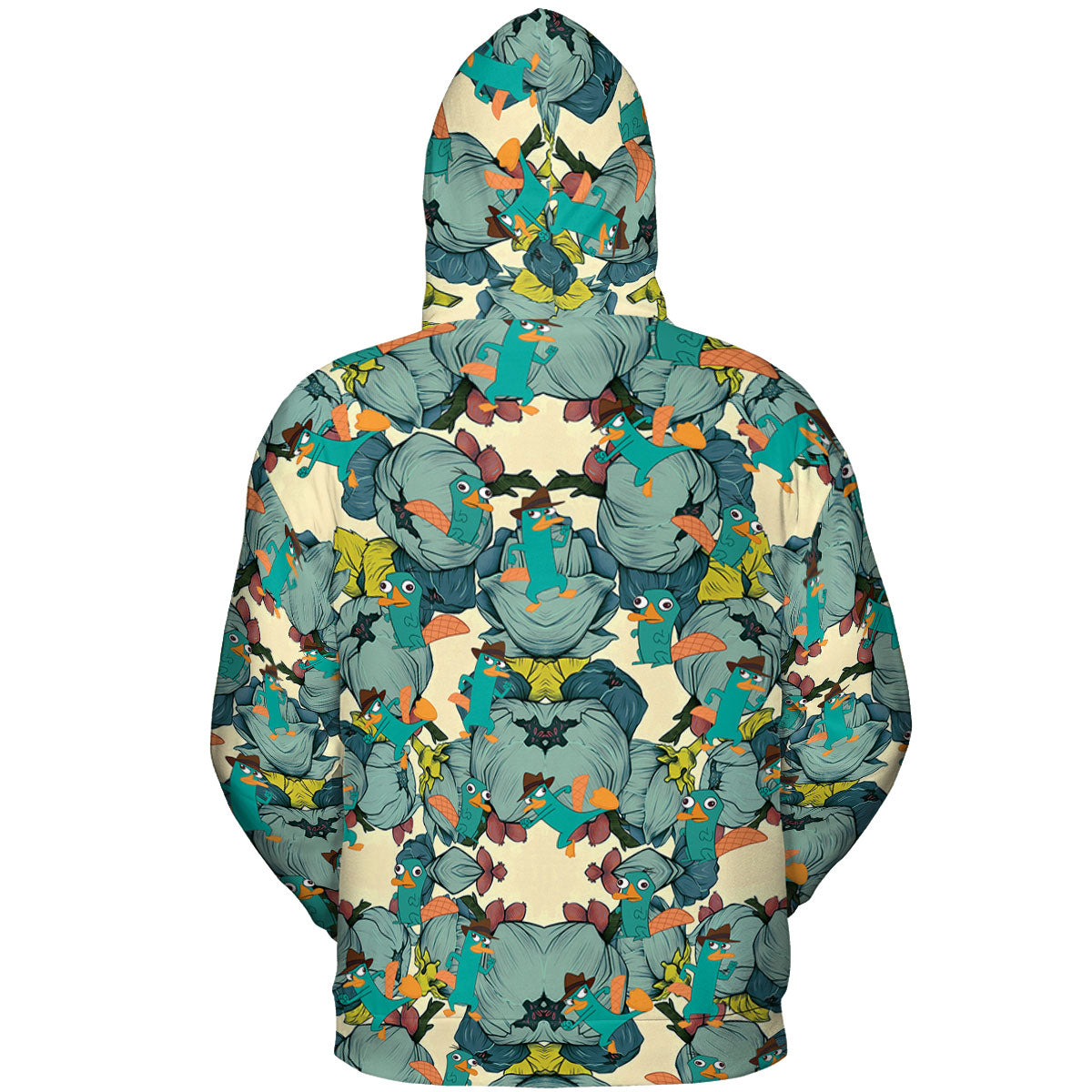 Perry The Platypus Phineas and Ferb All-over Print Hoodie