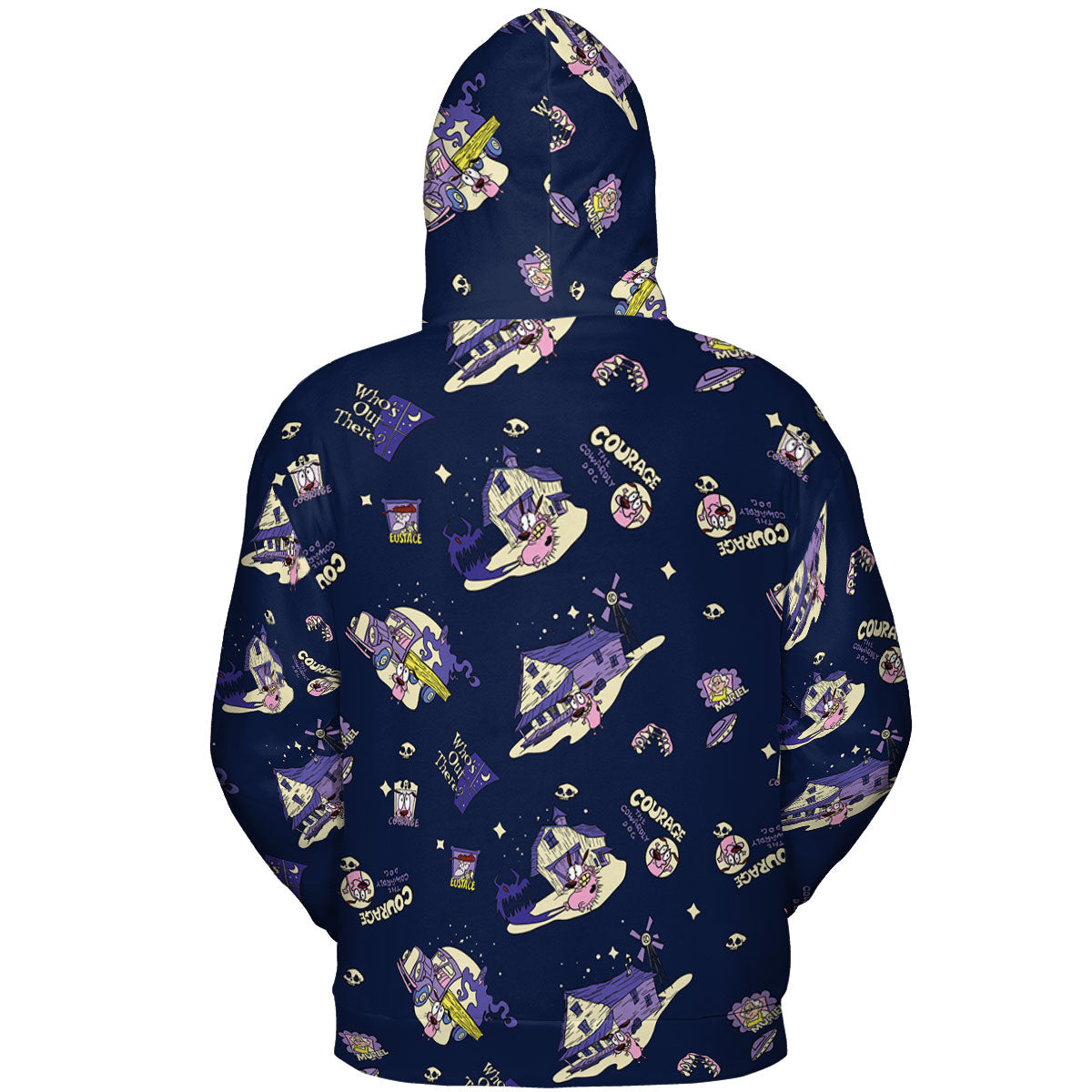 Courage the Cowardly Dog Scenic All-over Print Hoodie