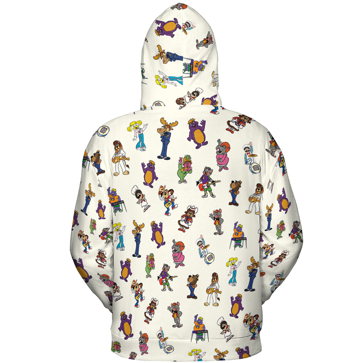 80s Pizza Time Theater Chuck E Cheese All-over Print Hoodie