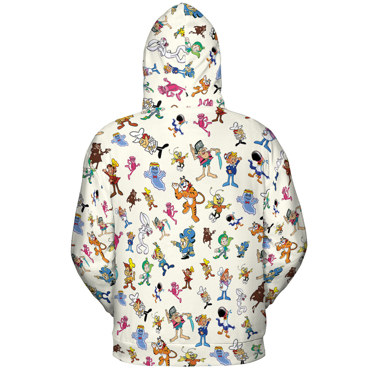 80s 90s Commercial Mascot Cereal All-over Print Hoodie