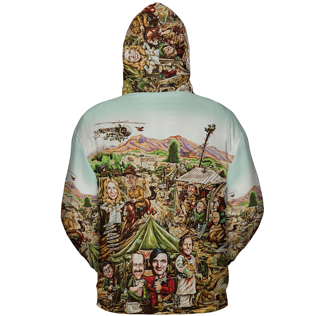 M*A*S*H Movie Art All-over Print Hoodie
