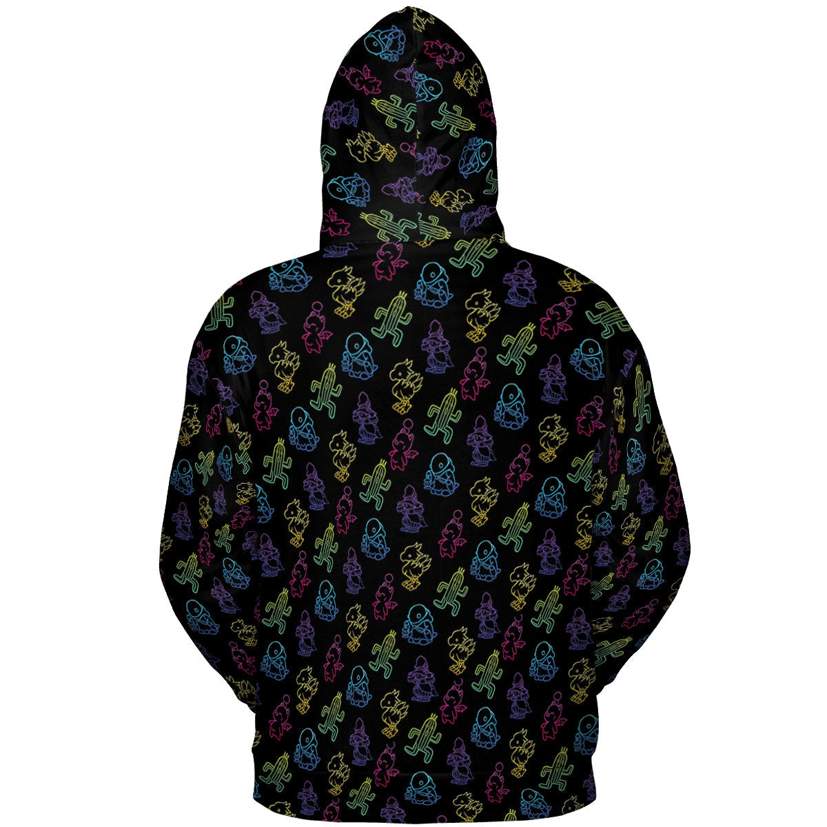 From Chocobos To Cactuars Final Fantasy All-over Print Hoodie