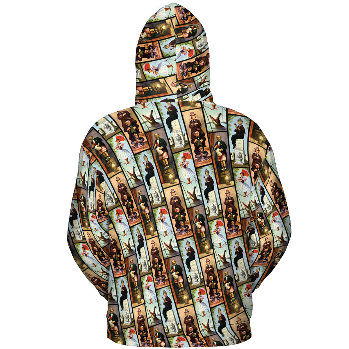 Haunted Mansion Vintage Stretch Pattern All-over Print Hoodie