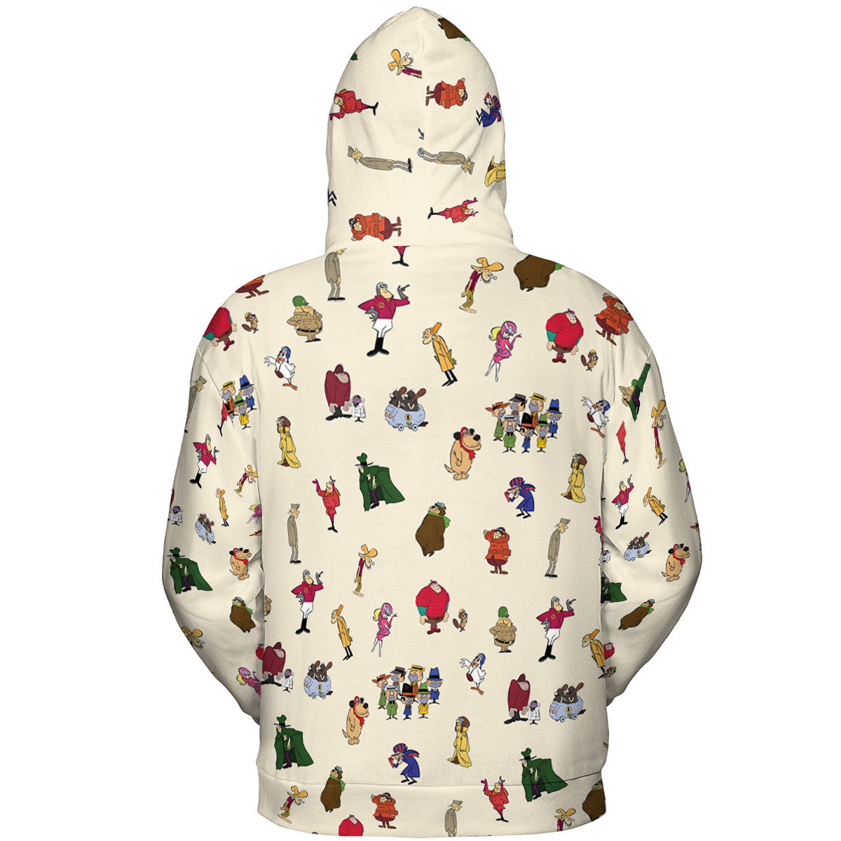 Wacky Races Characters All-over Print Hoodie