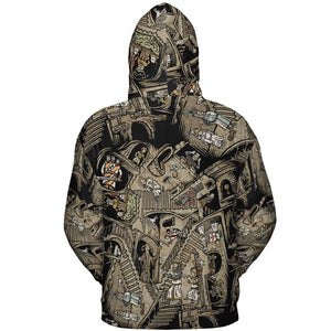 Monty Escher’s Relativity All-over Print Hoodie