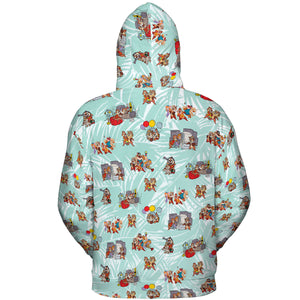 Rescue Team Chip 'n Dale Rescue Rangers All-over Print Hoodie