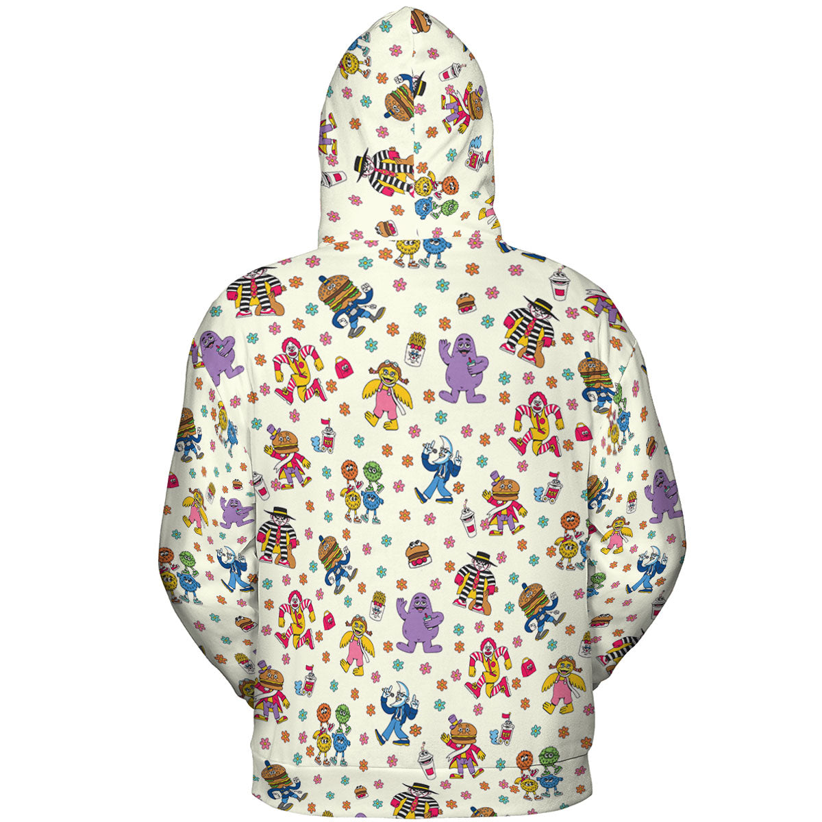 BADA BOP BA BA Mcdonaldland All-over Print Hoodie