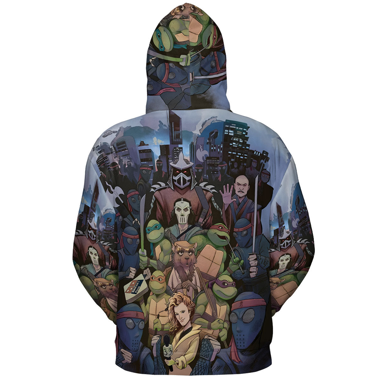 Turtles vs Ninja Teenage Mutant Ninja Turtles All-over Print Hoodie