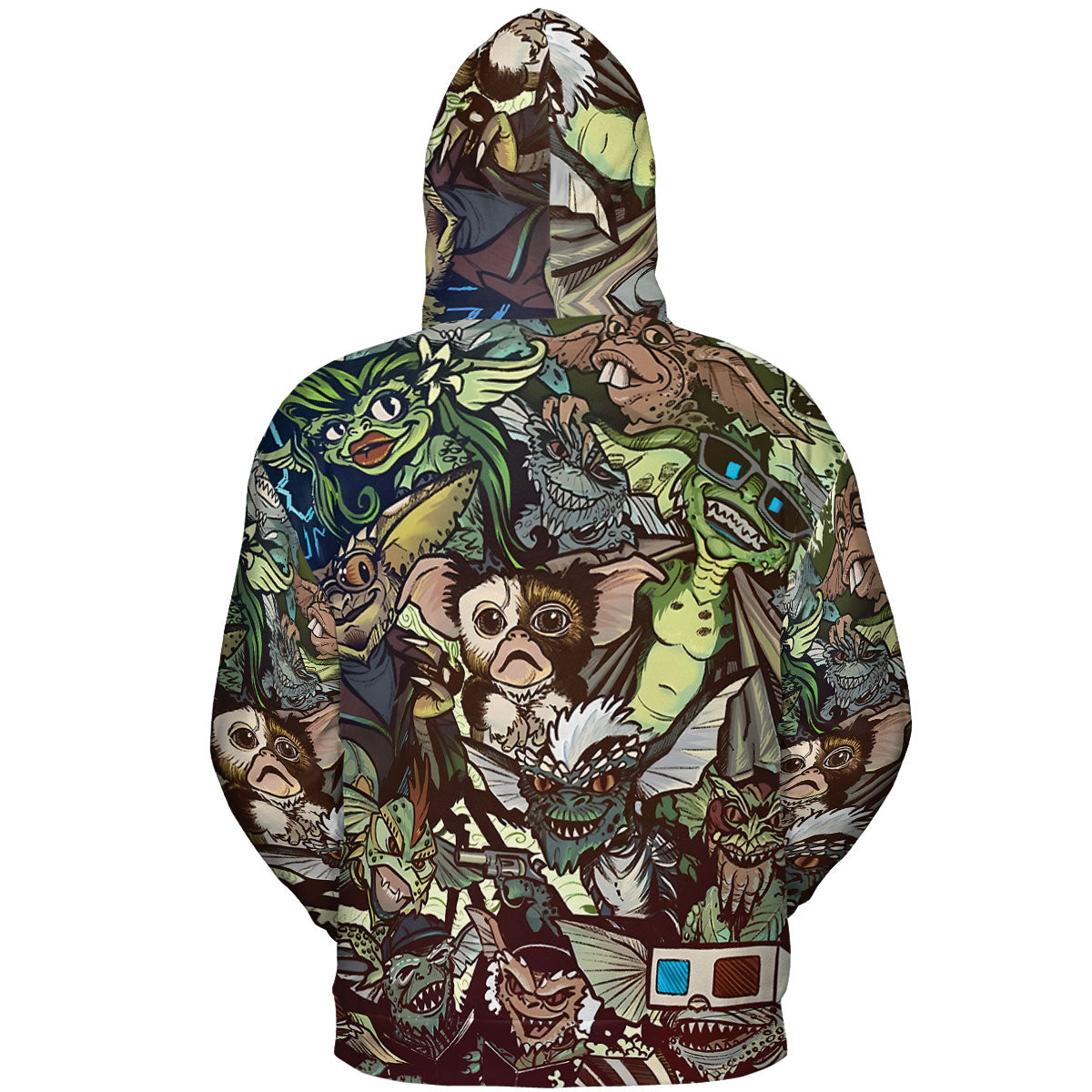 Tropical Gremlins All-over Print Hoodie