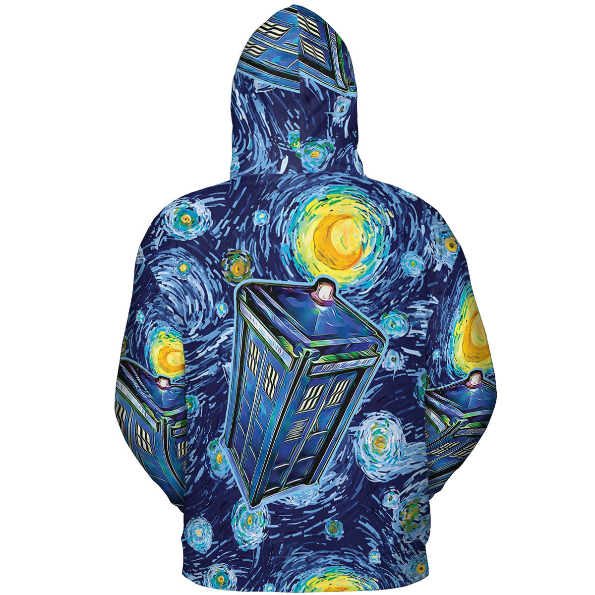Tardis Starry Night Doctor Who All-over Print Hoodie