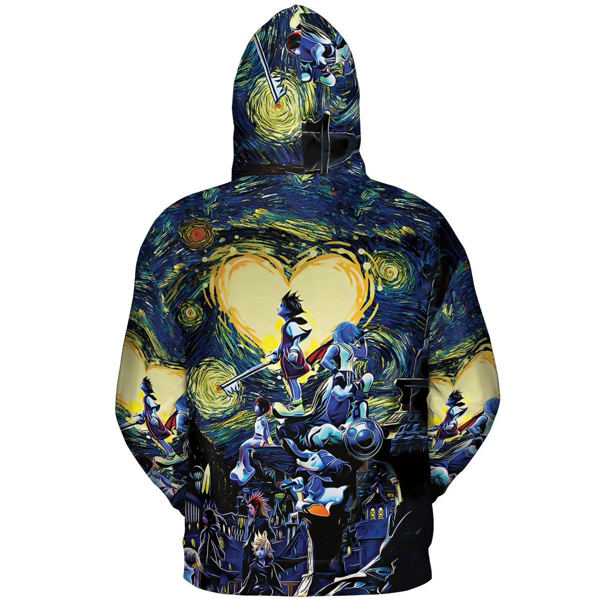 Kingdom Hearts Starry Night All-over Print Hoodie