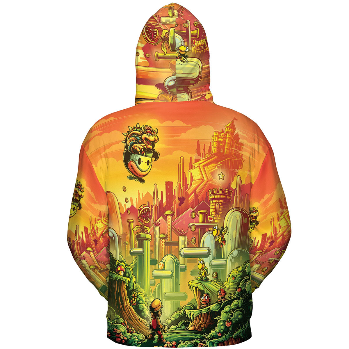 Plumber Kingdom Super Mario All-over Print Hoodie