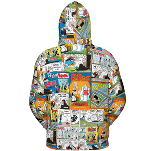 Olive Oyl Popeye Comic All-over Print Hoodie
