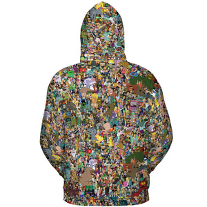 Futurama Characters All-over Print Hoodie