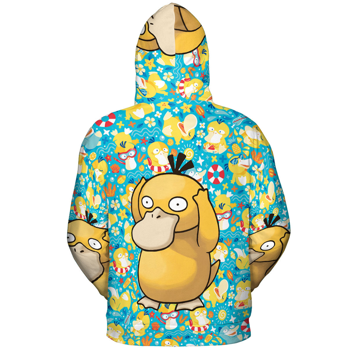 Psyduck Power Pokemon All-over Print Hoodie