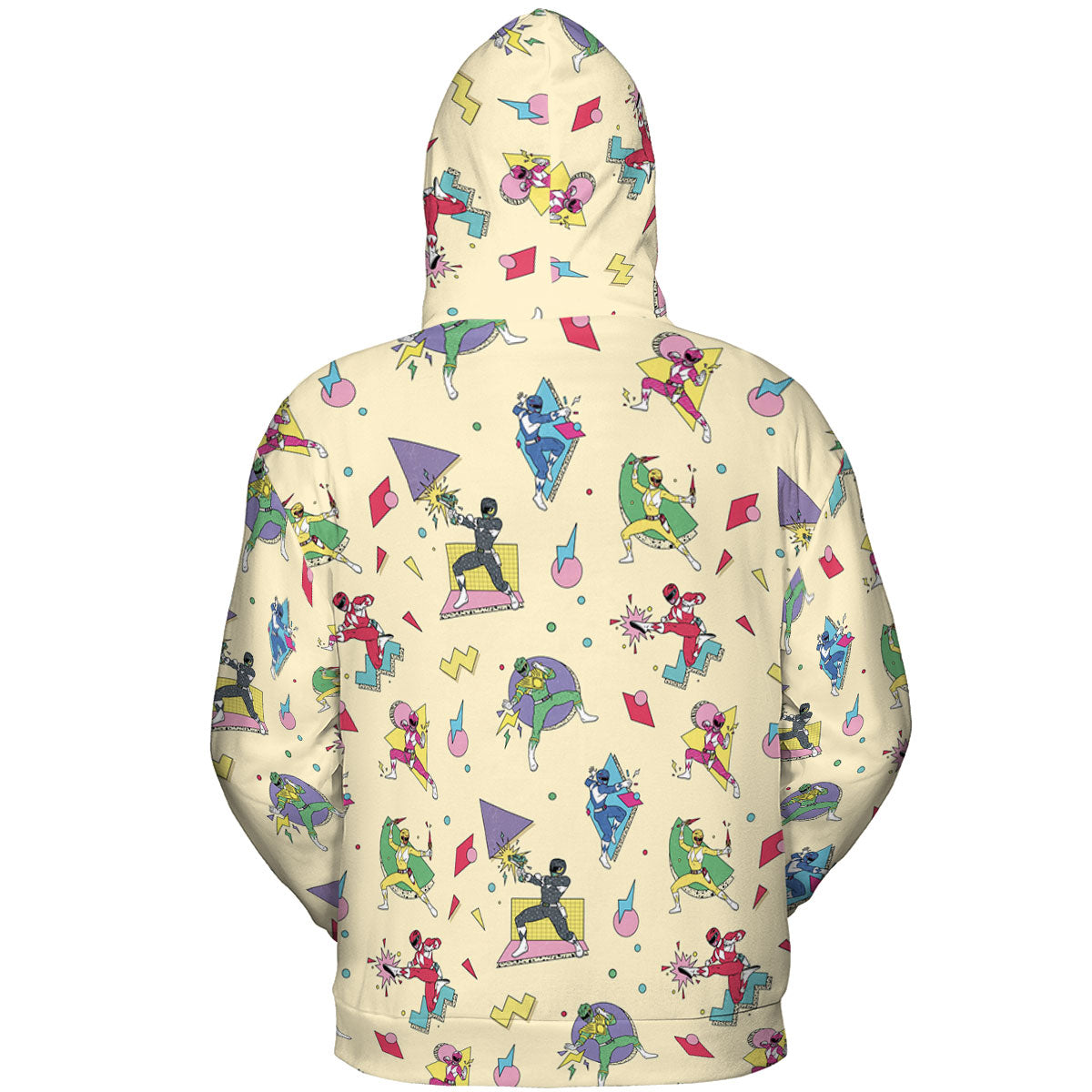 Morphin Team Power Rangers All-over Print Hoodie