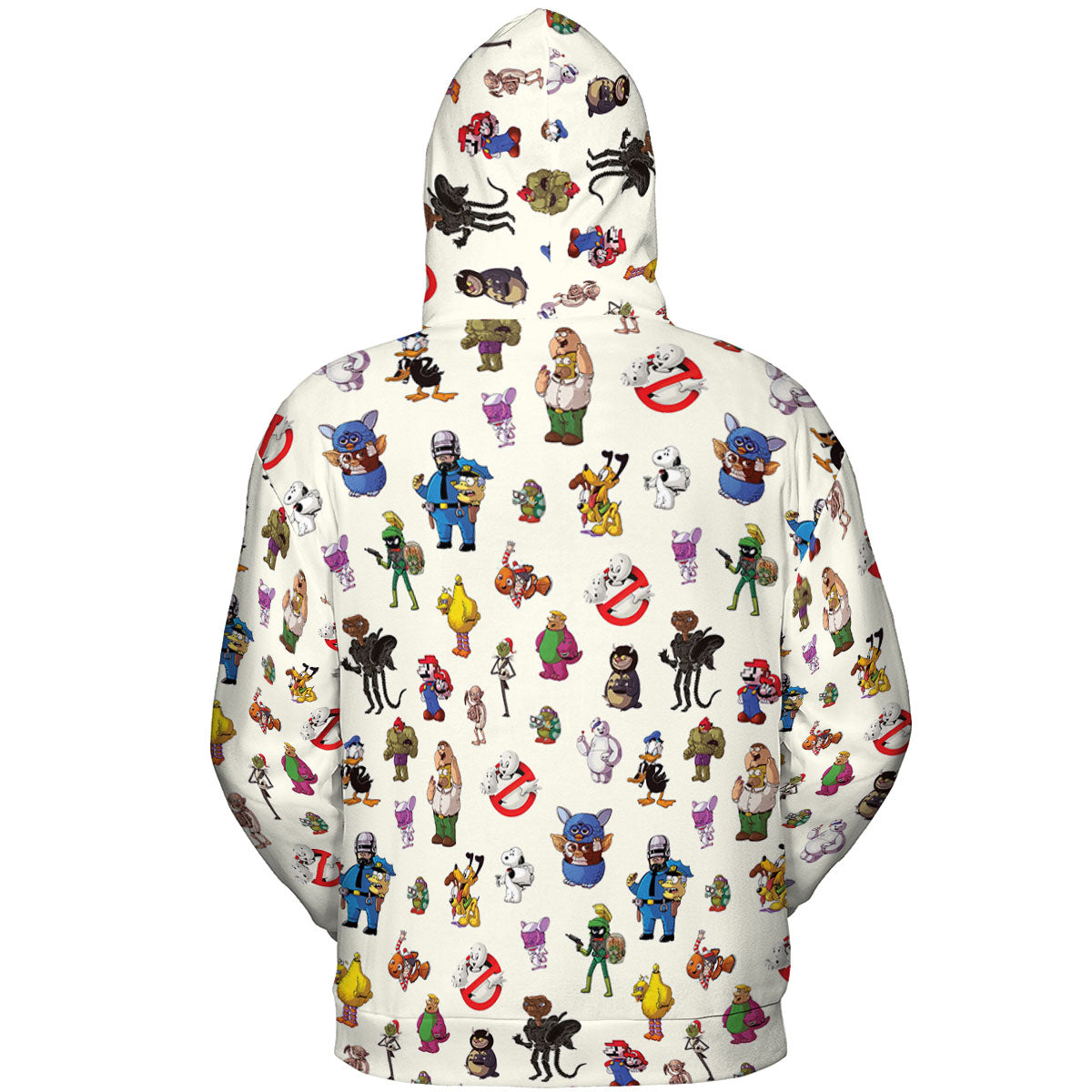 Behind The Face All-over Print Hoodie