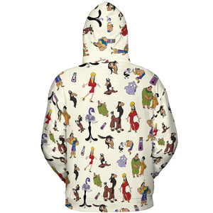 Kuzco and Friends The Emperor's New Groove All-over Print Hoodie