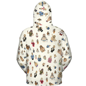 Old School Pro Wrestling All-over Print Hoodie