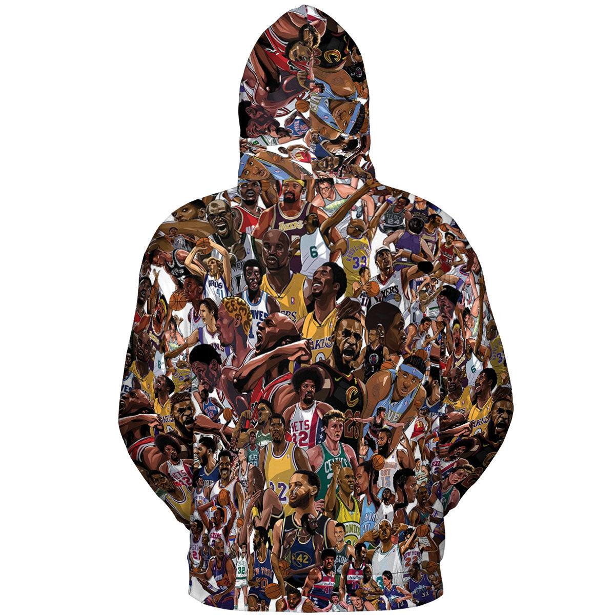 Basketball Superstars All-over Print Hoodie