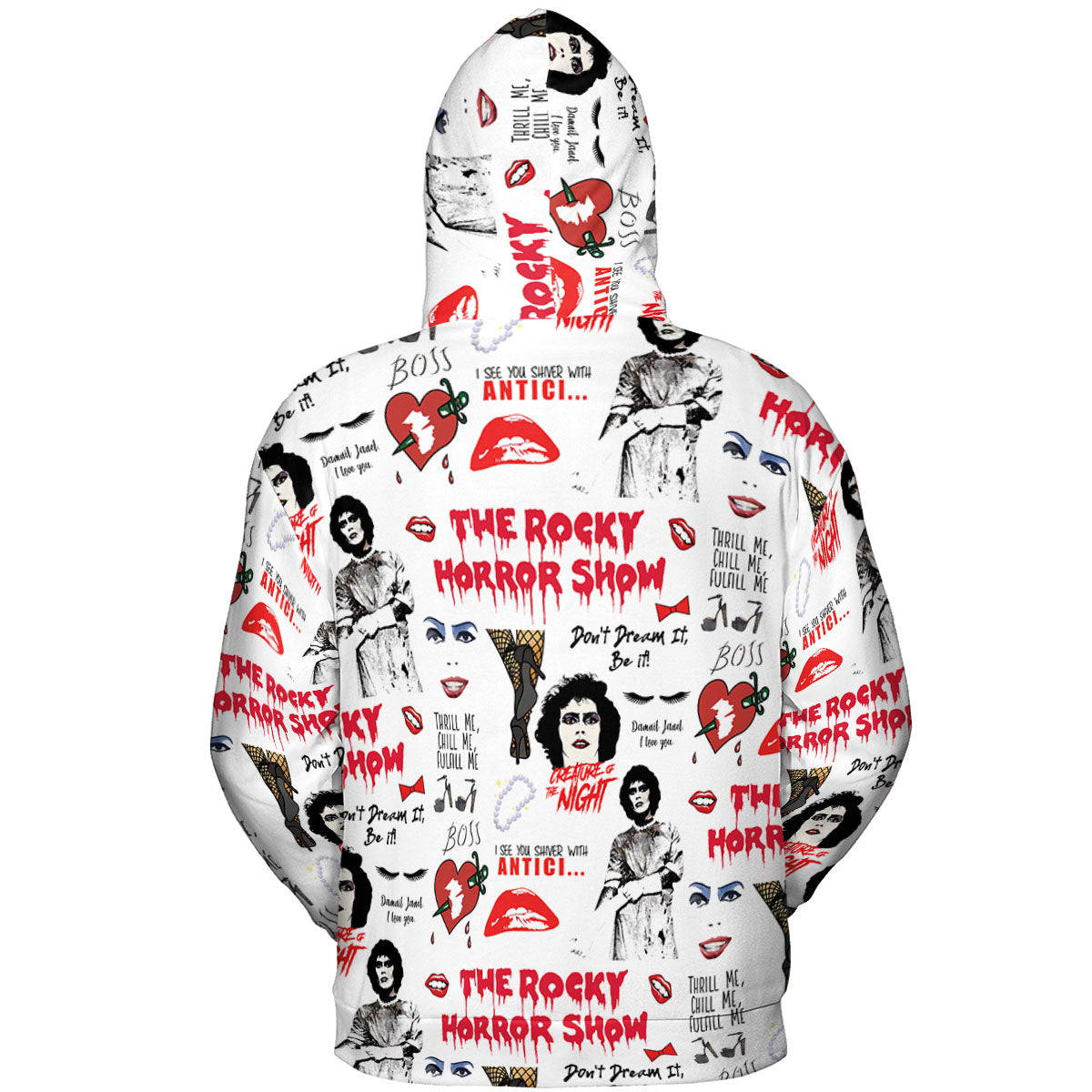 The Rocky Horror Picture Show Pattern All-over Print Hoodie
