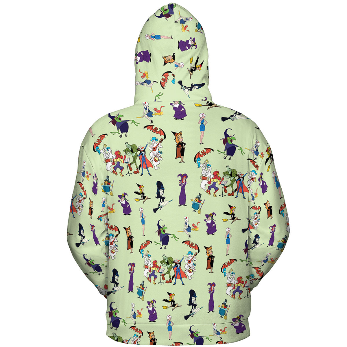 70s Witches Cartoon Characters All-over Print Hoodie