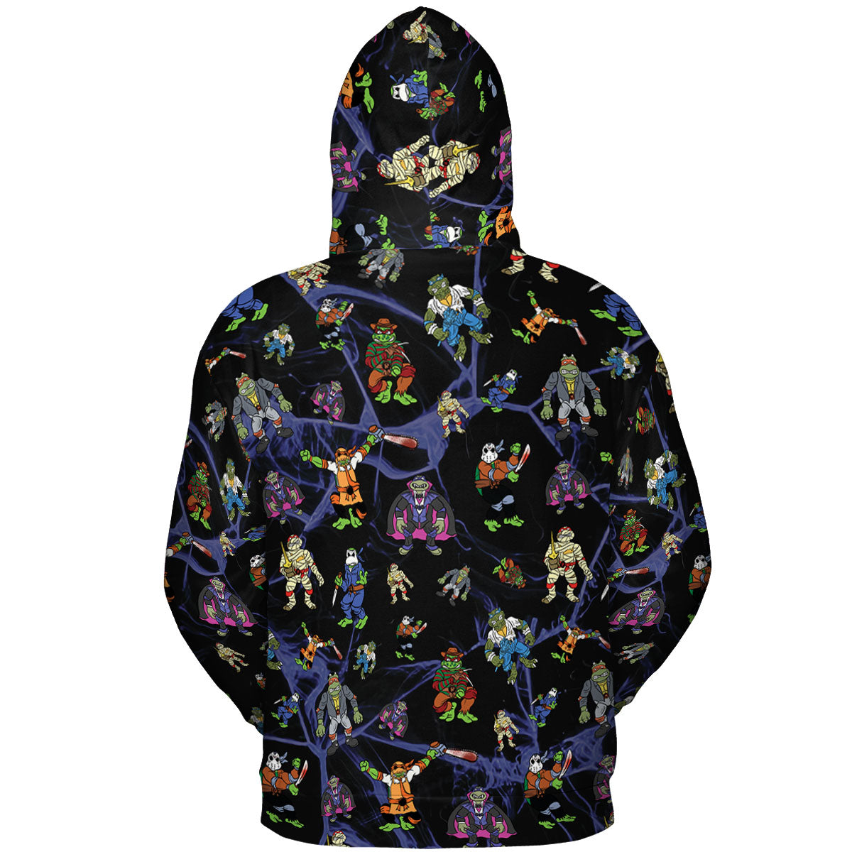 TMNT Universal Monsters And Sewer Slasher Toys All-over Print Hoodie
