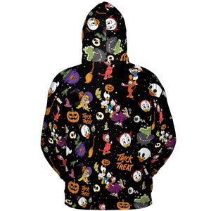 Huey, Dewey and Louie Duck Halloween All-over Print Hoodie