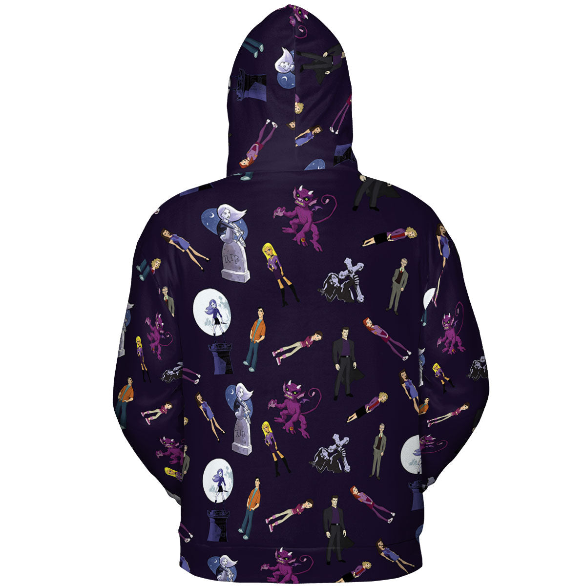 Buffy: The Animated Series Characters All-over Print Hoodie