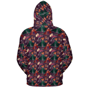Sanderson Sisters Pattern All-over Print Hoodie