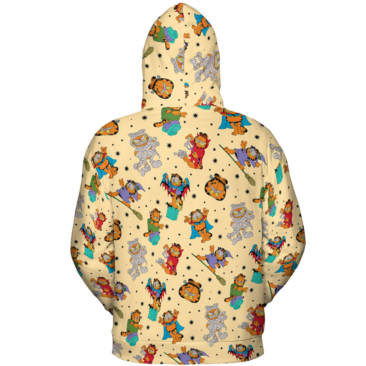 Nostalgic Cat Garfield's Halloween Adventure All-over Print Hoodie
