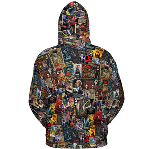 Vintage Horror Pattern All-over Print Hoodie