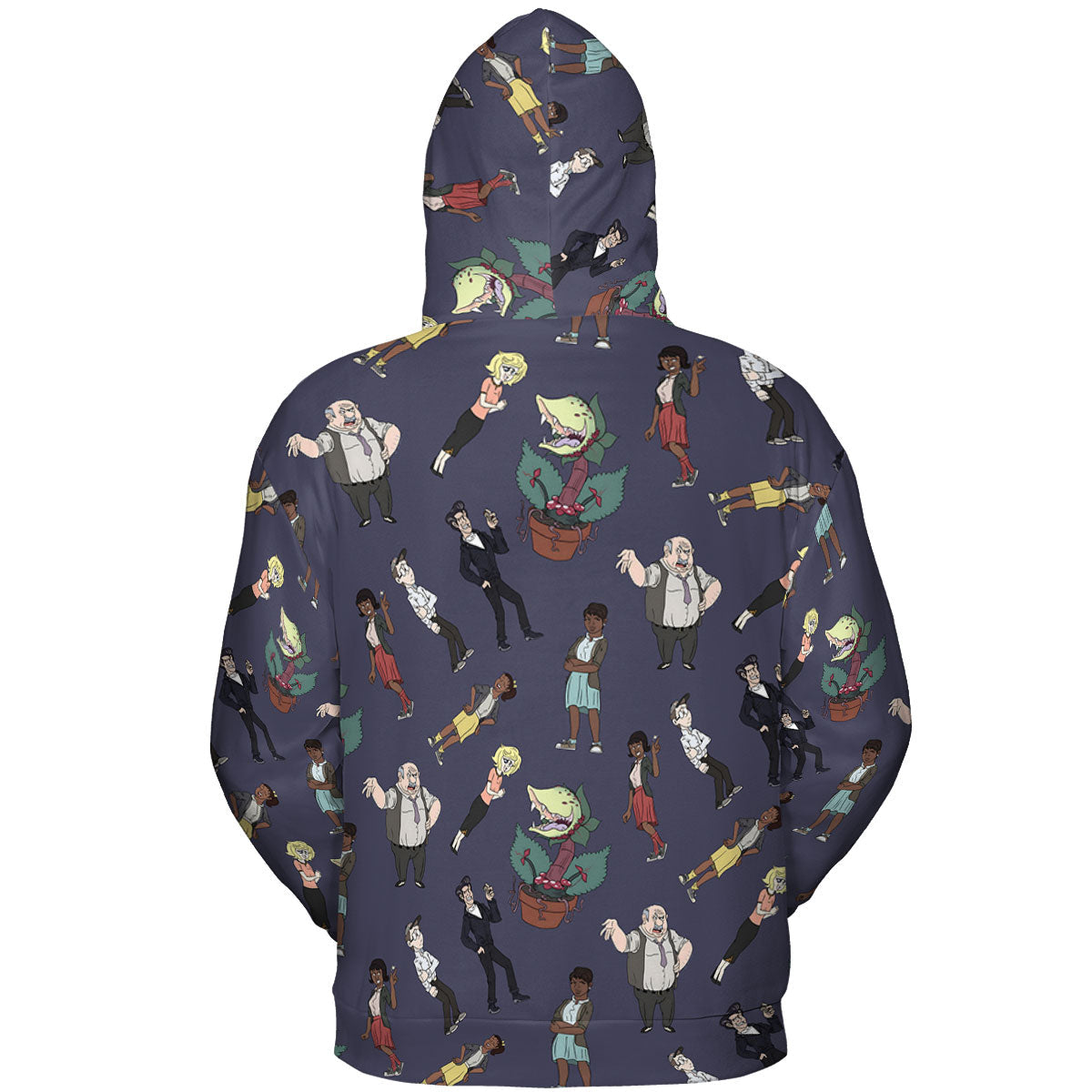 Little Shop Of Horror Characters All-over Print Hoodie