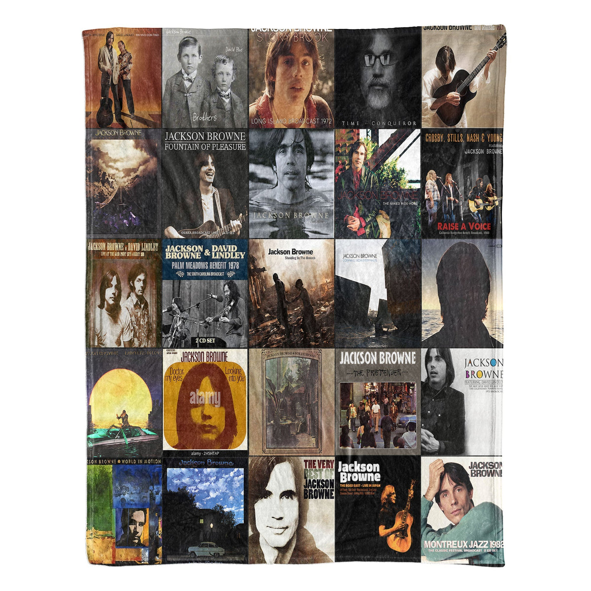 Jackson Browne Sherpa Blanket Folk-Rock Warmth Wrapped in Timeless Album Art